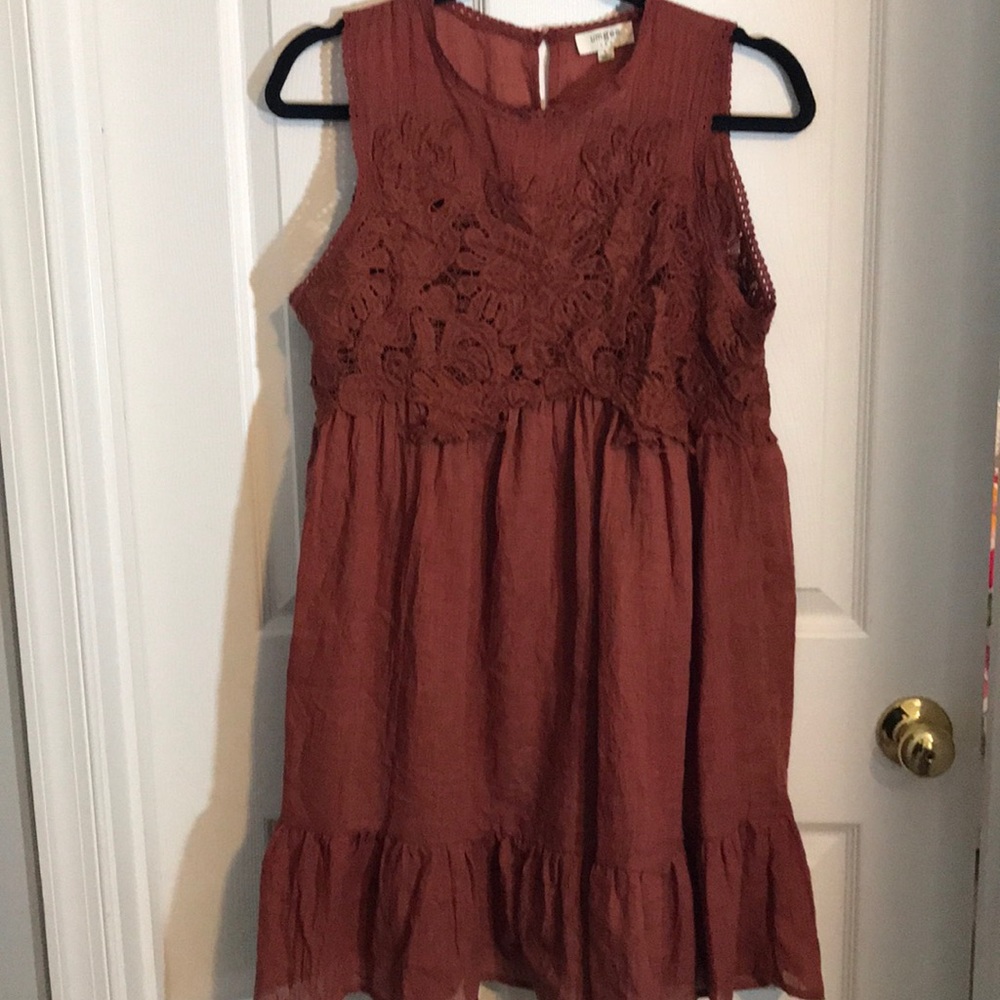 Rust Orange Dress
